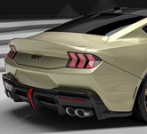 Ford Mustang S650 2.3 Ecoboost 5.0 GT Dark Horse 2024-ON with Aftermarket Parts - DARKSTAR Rear Spoiler Carbon Fiber / FRP from Robot Craftsman